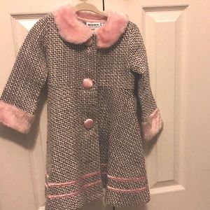 Blueberi boulevard little girls coat